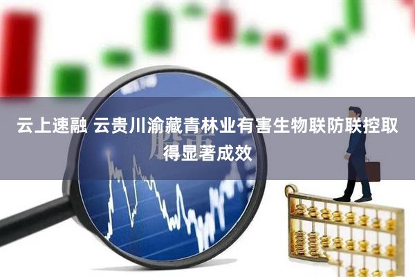 云上速融 云贵川渝藏青林业有害生物联防联控取得显著成效