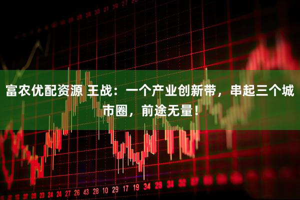 富农优配资源 王战:一个产业创新带,串起三个城市圈,前途无量!