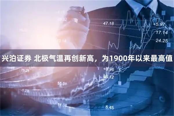 兴泊证券 北极气温再创新高，为1900年以来最高值